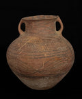 INDUS VALLEY CIVILISATION - A GOOD LARGE PAINTED TERRACOTTA VESSEL