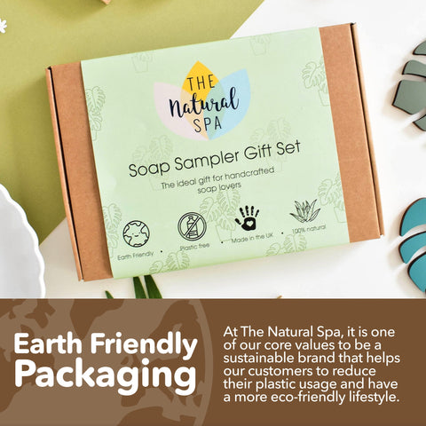 Soap Sampler Gift Set | 8 x 25g Mini Travel Soaps | Natural Handcrafted Letterbox Gift | Vegan, Plastic-Free Skincare