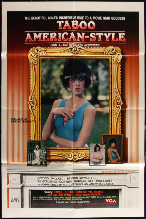 Taboo American Style Part 1 (1985) Original US Video Store Poster