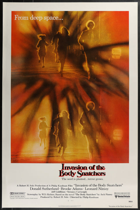 Invasion Of The Body Snatchers (1978) Original US One Sheet Movie Poster
