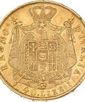 Italy. 40 Lire 1814-M Napoleone