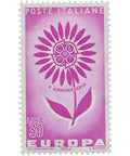 Italy Stamp 1964 30 Lira 5th Anniversary of Europa Flower