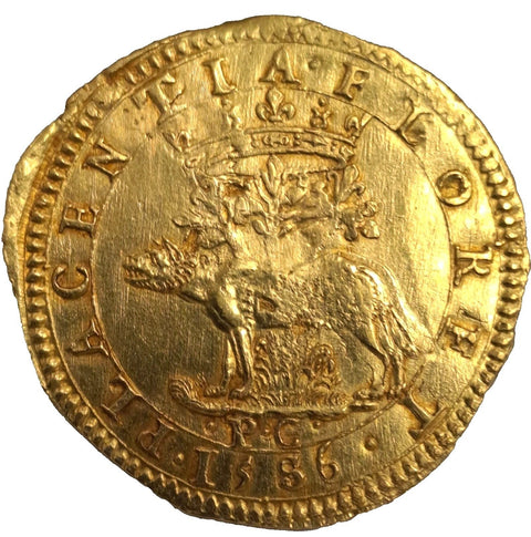 Italy, Piacenza Ottavio Farnese (1556-1586). Quadrupla 1586