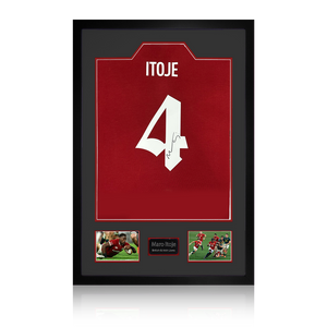 Maro Itoje Signed British & Irish Lions 2025 Shirt Premium Frame