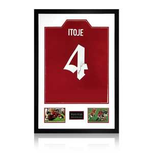 Maro Itoje Signed British & Irish Lions 2025 Shirt Premium Frame