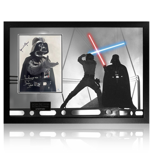 James Earl Jones & Dave Prowse Signed Darth Vader Premium Frame #4