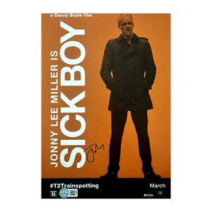 Jonny Lee Miller Signed Trainspotting 2 12x8 Image 1 (AFTAL Authenticated)