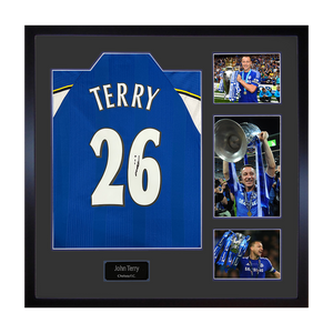 John Terry Signed Chelsea Shirt Elite Frame