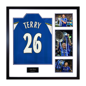 John Terry Signed Chelsea Shirt Elite Frame