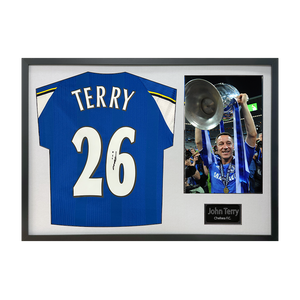 John Terry Signed Chelsea Shirt Classic Frame