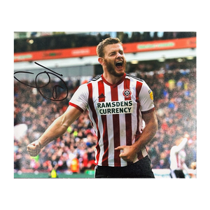 Jack O'Connell Signed Sheffield United 10x8 Image