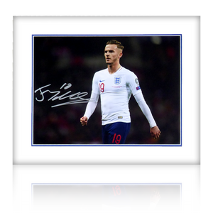 James Maddison Signed England Mount