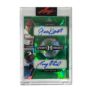 Leaf Sports Heroes Jim Kaat & Tony Oliva 6/7