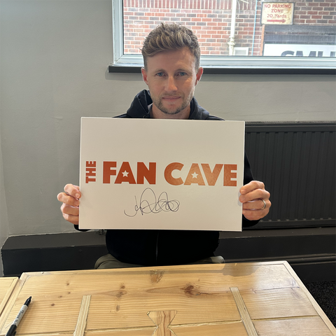 Joe Root Signed England Cricket Cut Iconic Frame