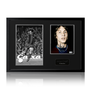 Johan Cruyff Signed Barcelona Iconic Frame