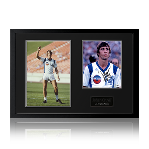Johan Cruyff Signed Los Angeles Aztecs Iconic Frame