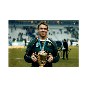 John Smit Signed 12x8 Image