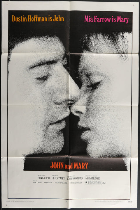 John And Mary (1969) Original US One Sheet Movie Poster