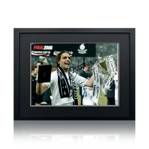 Jonathan Woodgate Signed Tottenham Hotspur Image Deluxe Mount Frame