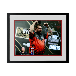 Jonny Clayton Signed 16x12 Image Deluxe Mount Frame #1
