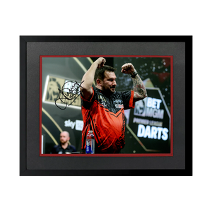 Jonny Clayton Signed 16x12 Image Deluxe Mount Frame #1
