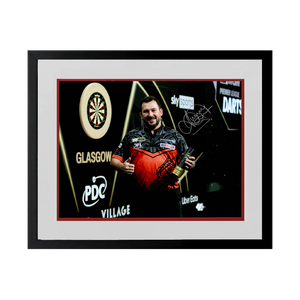 Jonny Clayton Signed 16x12 Image Deluxe Mount Frame #2