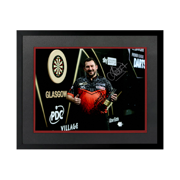 Jonny Clayton Signed 16x12 Image Deluxe Mount Frame #2