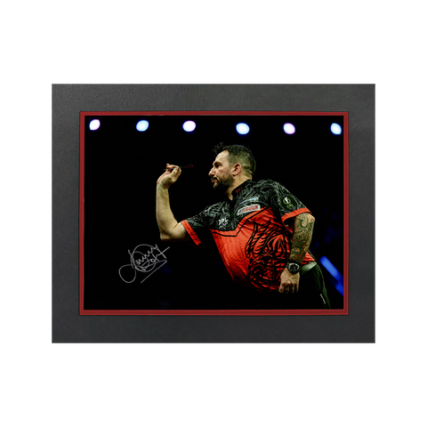 Jonny Clayton Signed 16x12 Image Deluxe Mount #3