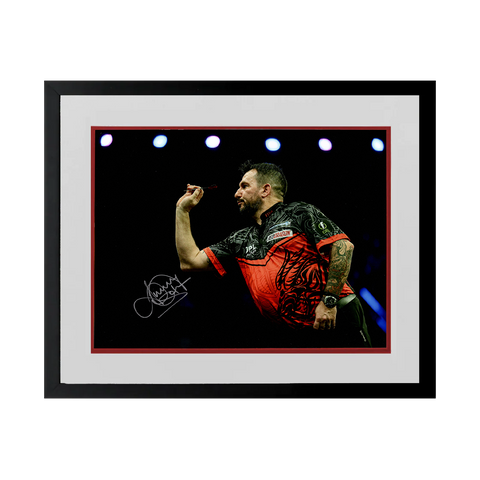 Jonny Clayton Signed 16x12 Image Deluxe Mount Frame #3