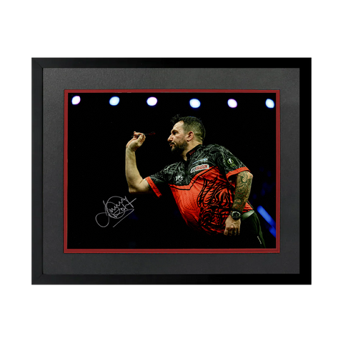 Jonny Clayton Signed 16x12 Image Deluxe Mount Frame #3