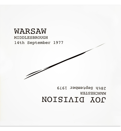 Warsaw / Joy Division – Middlesborough, 1977 / Manchester 1979 (12-Inch Album)