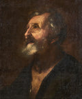 Jusepe de Ribera (1588/91-1652), Circle of - Ritratto a mezzo busto di un vecchio barbuto