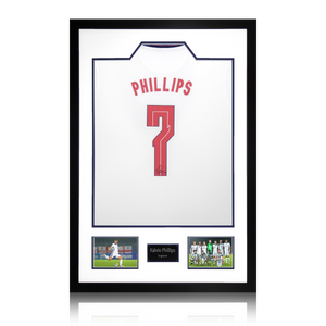 Kalvin Phillips Signed England Shirt Premium Frame