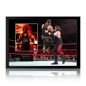Kane Signed Image Iconic Frame (JSA)