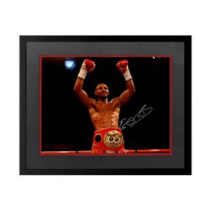 Kell Brook Signed 16x12 Image Deluxe Mount Frame