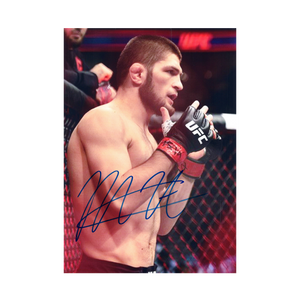 Khabib Nurmagomedov Signed 12x8 Image