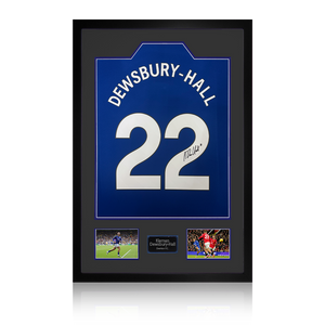 Kiernan Dewsbury-Hall Signed Everton Shirt Premium Frame