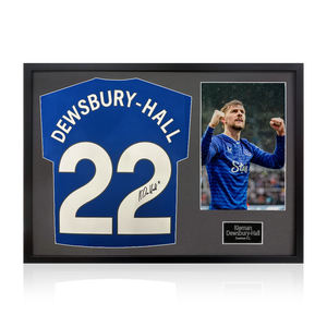Kiernan Dewsbury-Hall Signed Everton Shirt Classic Frame
