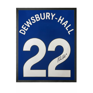 Kiernan Dewsbury-Hall Signed Everton Shirt Compact Frame