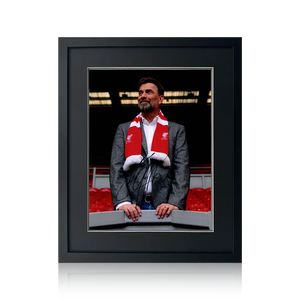 Jürgen Klopp Signed Image Deluxe Mount Frame (ACG Cert)