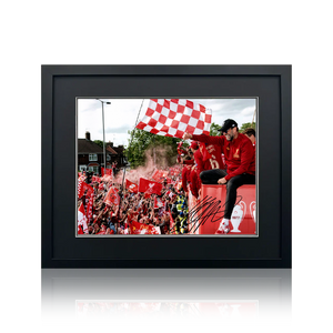 Jürgen Klopp Signed Image Deluxe Mount Frame (ACG Cert)