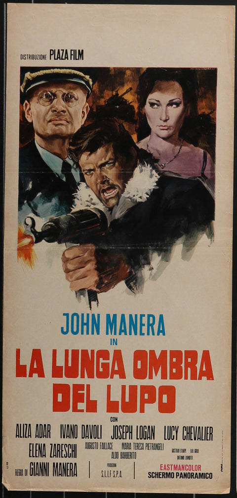 La Lunga Ombra Del Lupo (1971) Originales italienisches Locandina-Filmplakat