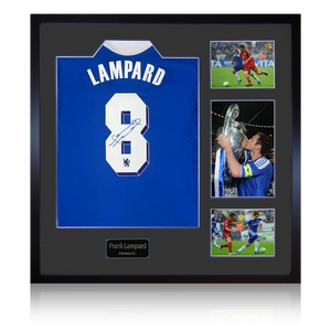 Frank Lampard Signed Chelsea Shirt Elite Frame (ACG Cert)