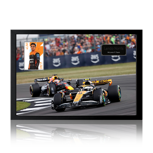 Lando Norris Signed McLaren F1 Team Iconic Frame