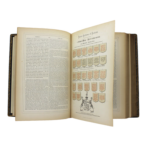 Large 1867 Antique Books in 3 Vol The Scottish Nation by William Anderson