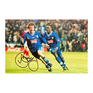 Steve Claridge Signed Leicester City 12x8 #2
