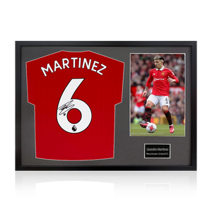 Lisandro Martínez Signed Manchester United Classic Frame