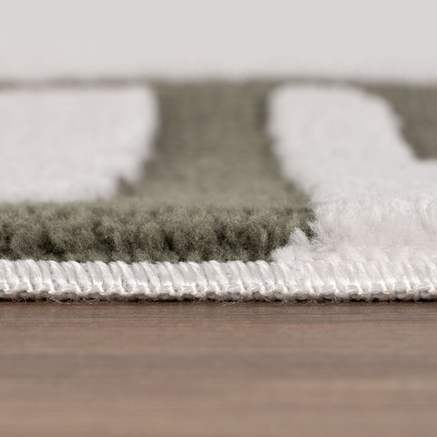 Loft Abstract Green Rug