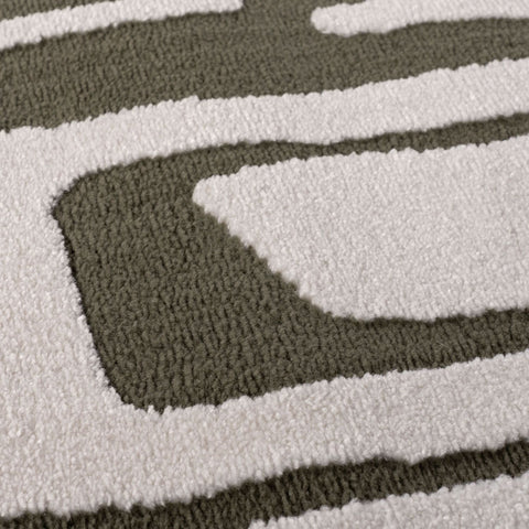 Loft Abstract Green Rug