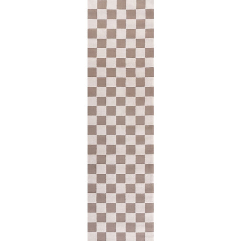 Loft Checkerboard Beige Rug